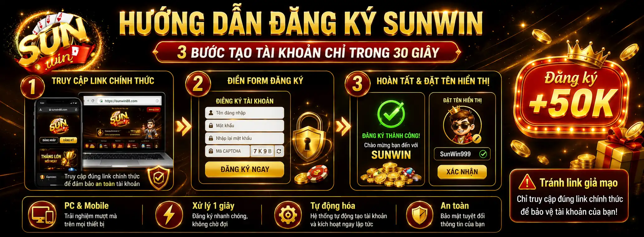 Hướng Dẫn Cách Đăng Ký Sunwin Chỉ Trong 30 Giây