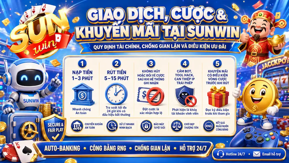 Mỗi người chơi tại cổng game Sunwin uy tín cần tuân thủ nguyên tắc